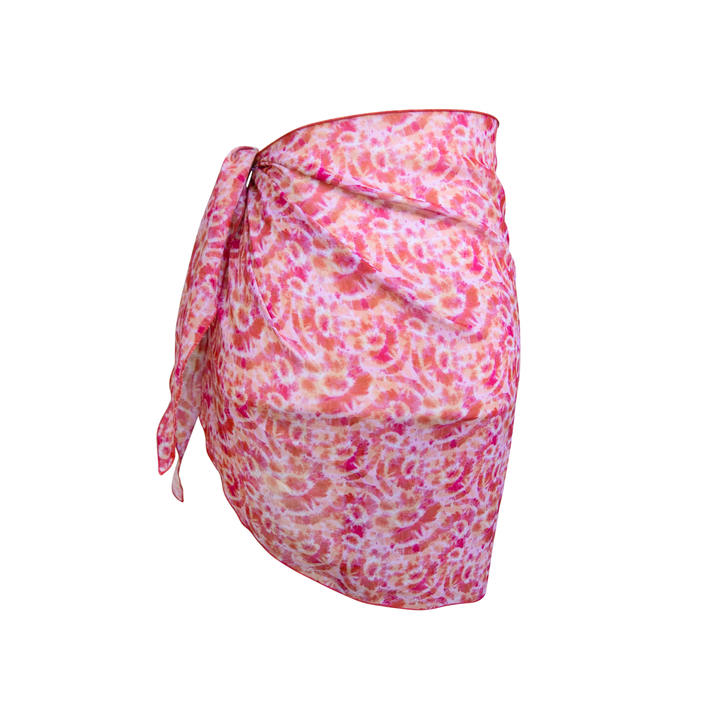 Orange Tie Dye Wrap Sarong