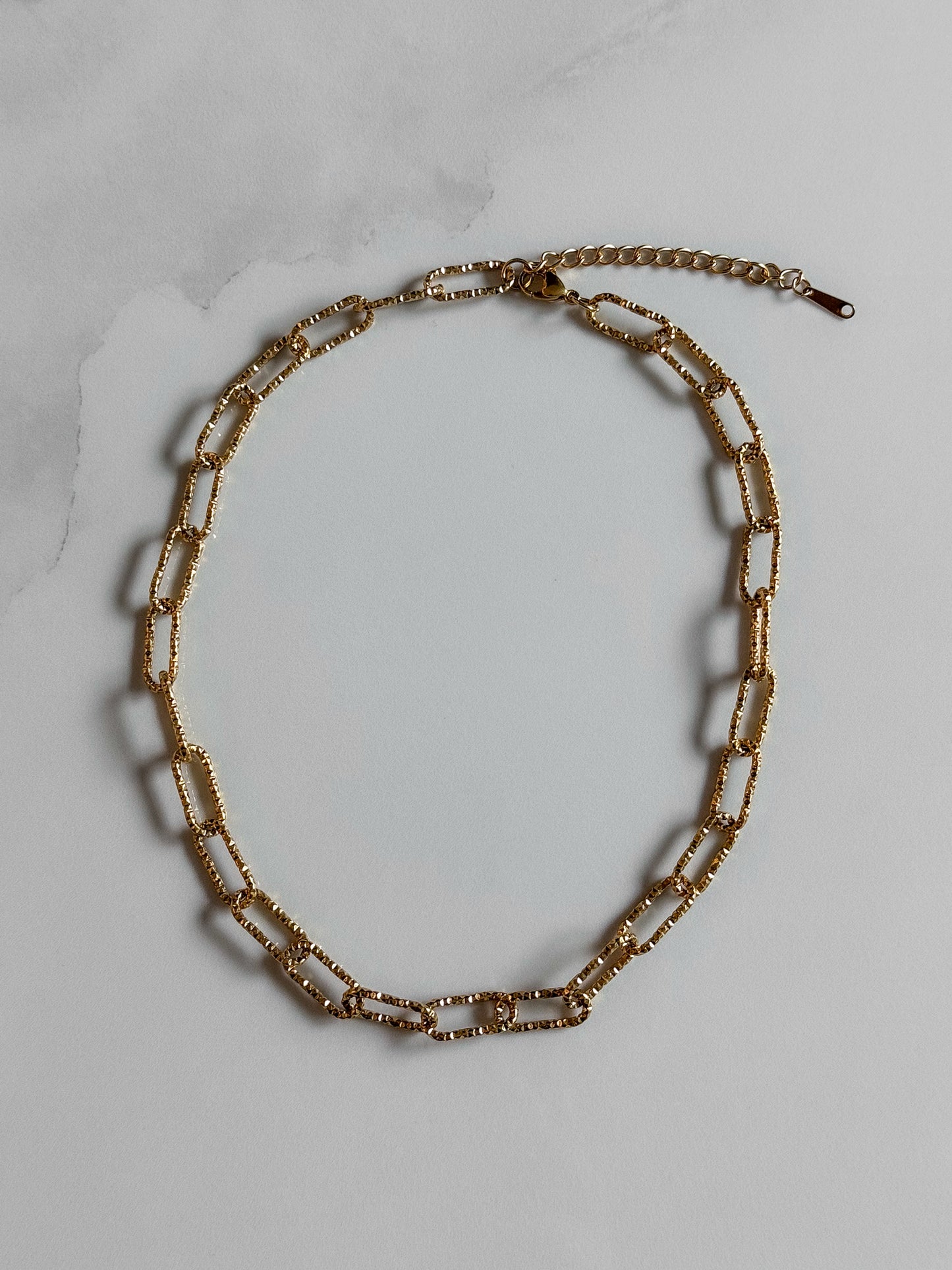 Textured Chain Necklace