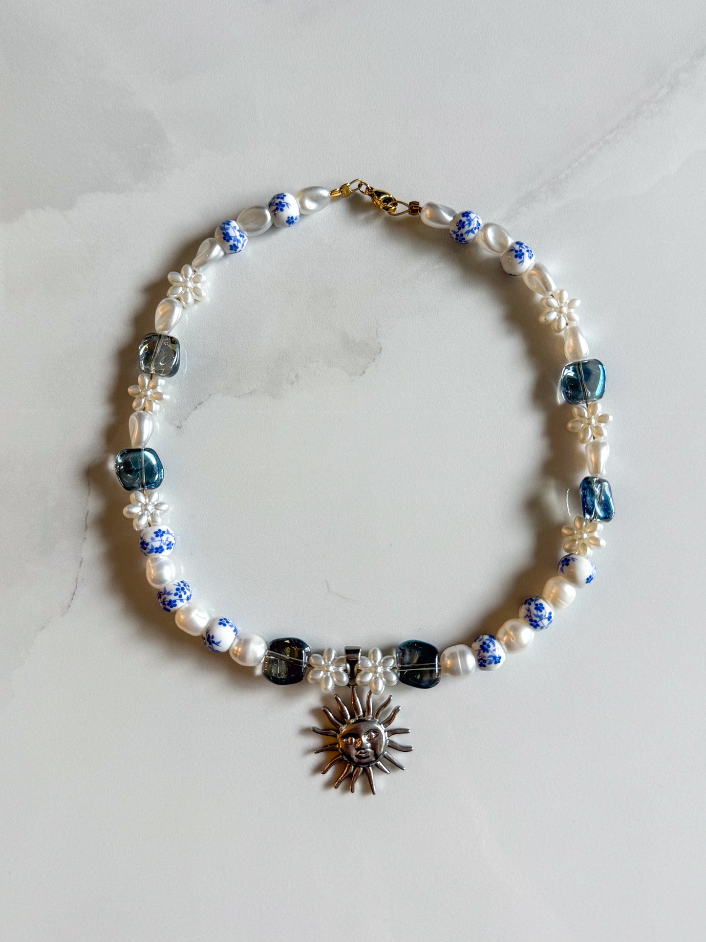 Blue Sunshine Necklace