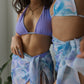 Purple Swirl Reversible Bikini Top