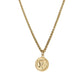 14K Gold Plated Coin Necklace