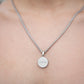 Silver Coin Necklace for Women Online