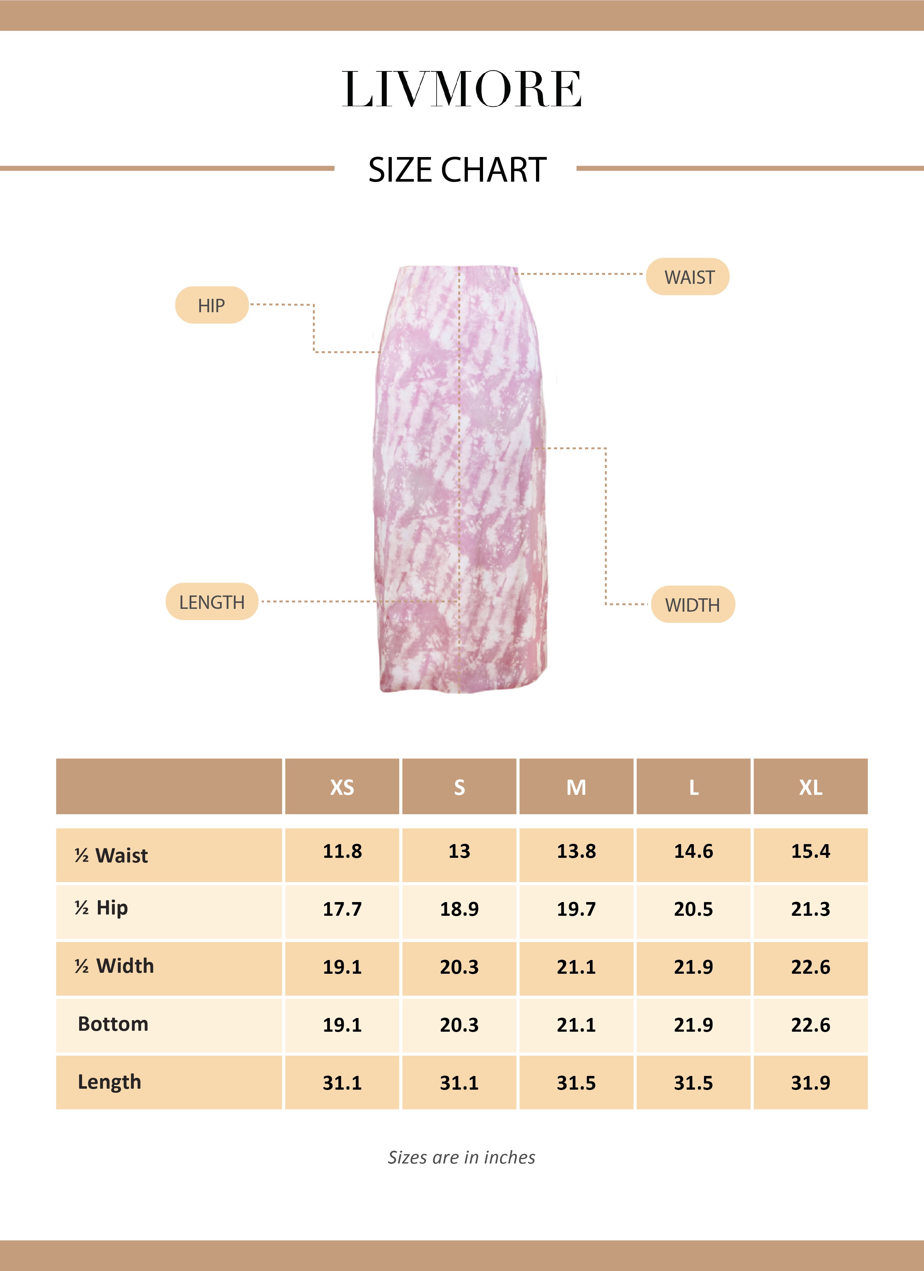 champagne tie dye skirt