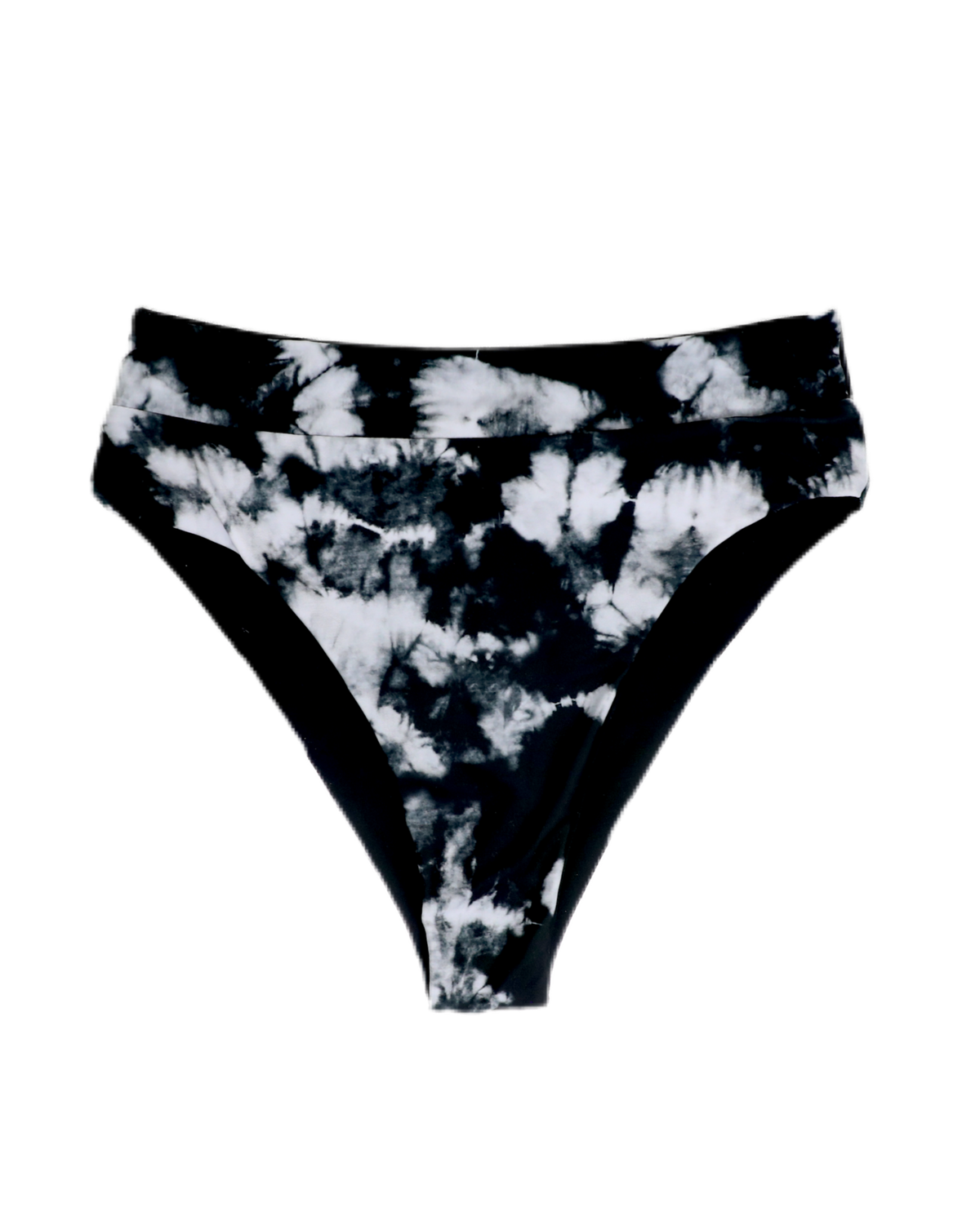 Black & White Tie Dye Reversible Black Bottom.
